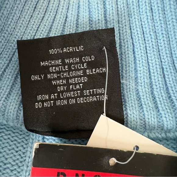 Deadtock Vintage Southpole 90's Y2K Hiphop Quarter Zip Ribbed Sweater  SZ Large - Picture 14 of 14